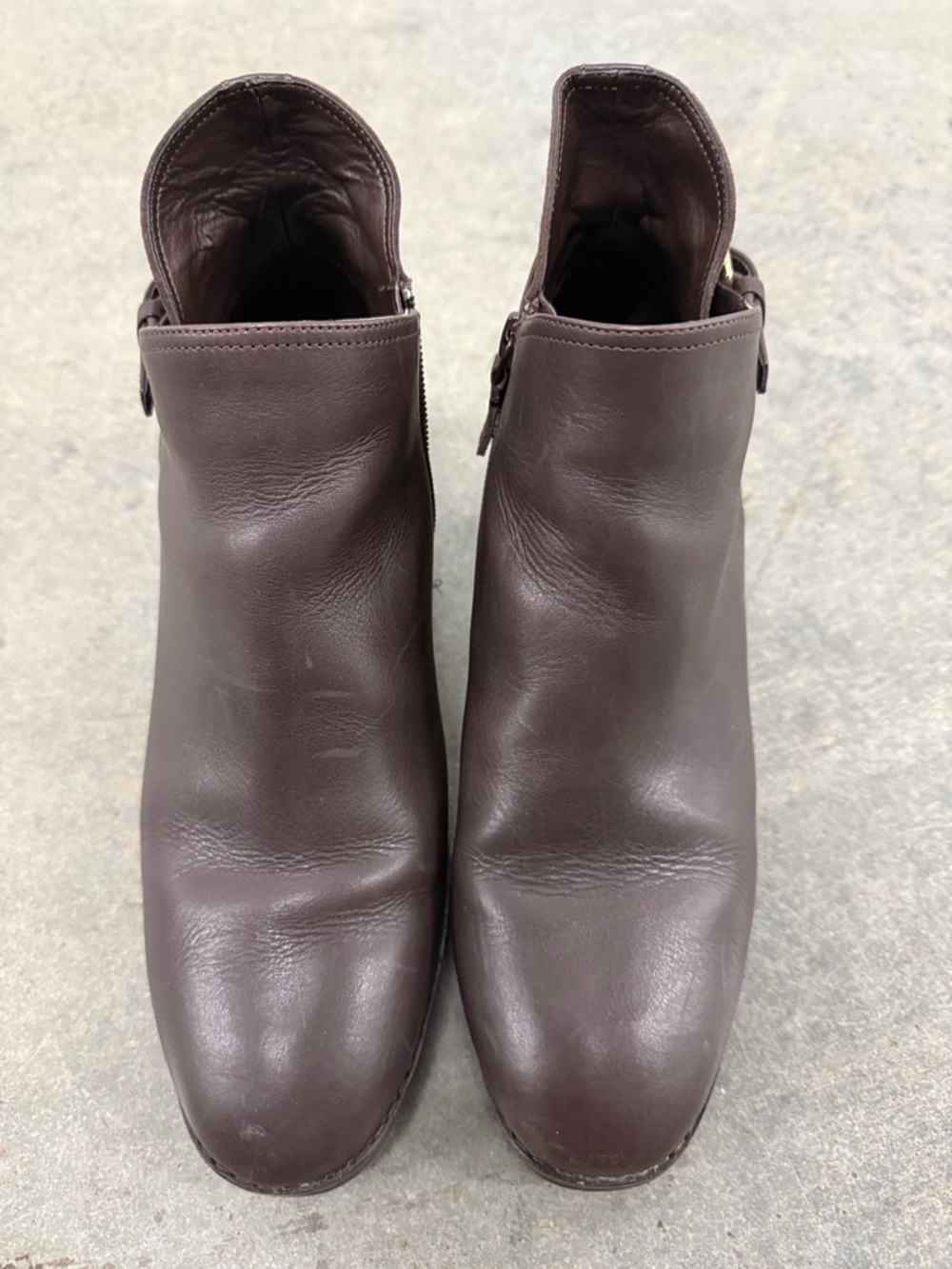 Cole Haan Dark Brown Leather Ankle Booties